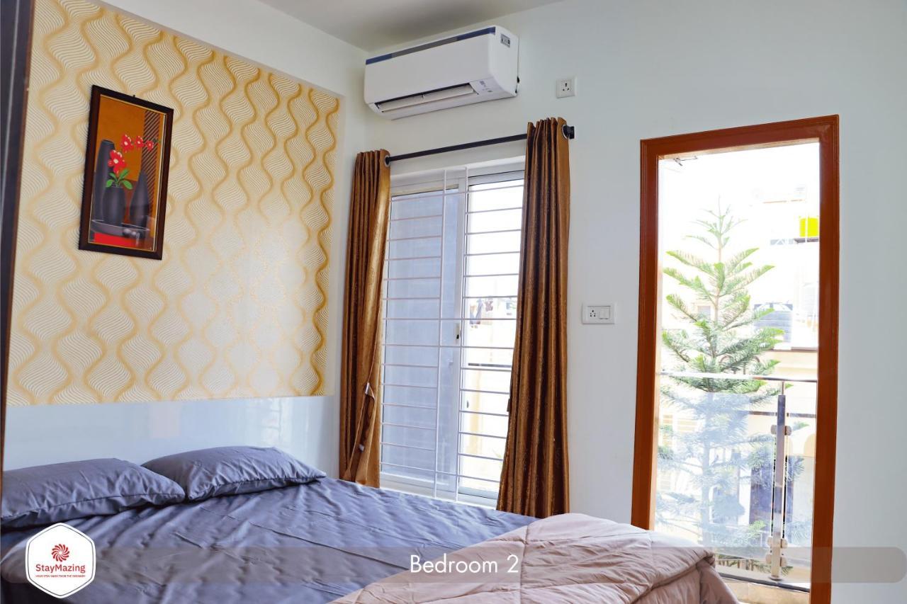 Staymazing-1,2 & 3 Bhk Ac Apartments In Hebbal-5Mins To Manyata-30Mins To Airport Bangalore Exterior foto