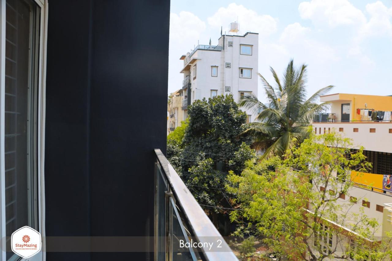 Staymazing-1,2 & 3 Bhk Ac Apartments In Hebbal-5Mins To Manyata-30Mins To Airport Bangalore Exterior foto