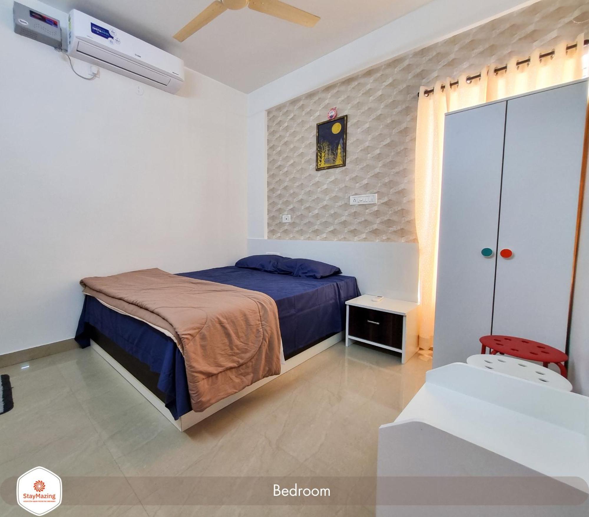 Staymazing-1,2 & 3 Bhk Ac Apartments In Hebbal-5Mins To Manyata-30Mins To Airport Bangalore Exterior foto