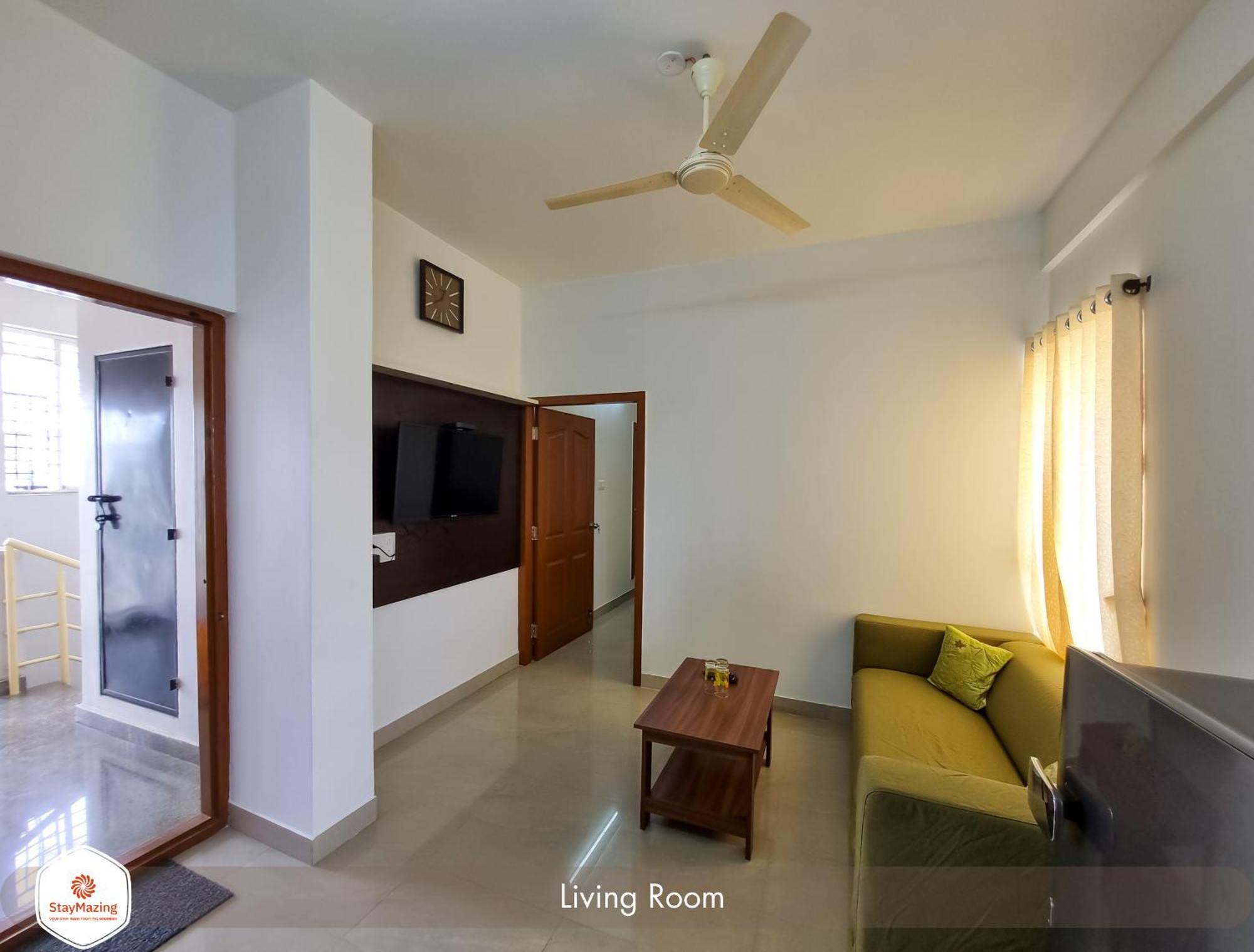 Staymazing-1,2 & 3 Bhk Ac Apartments In Hebbal-5Mins To Manyata-30Mins To Airport Bangalore Exterior foto